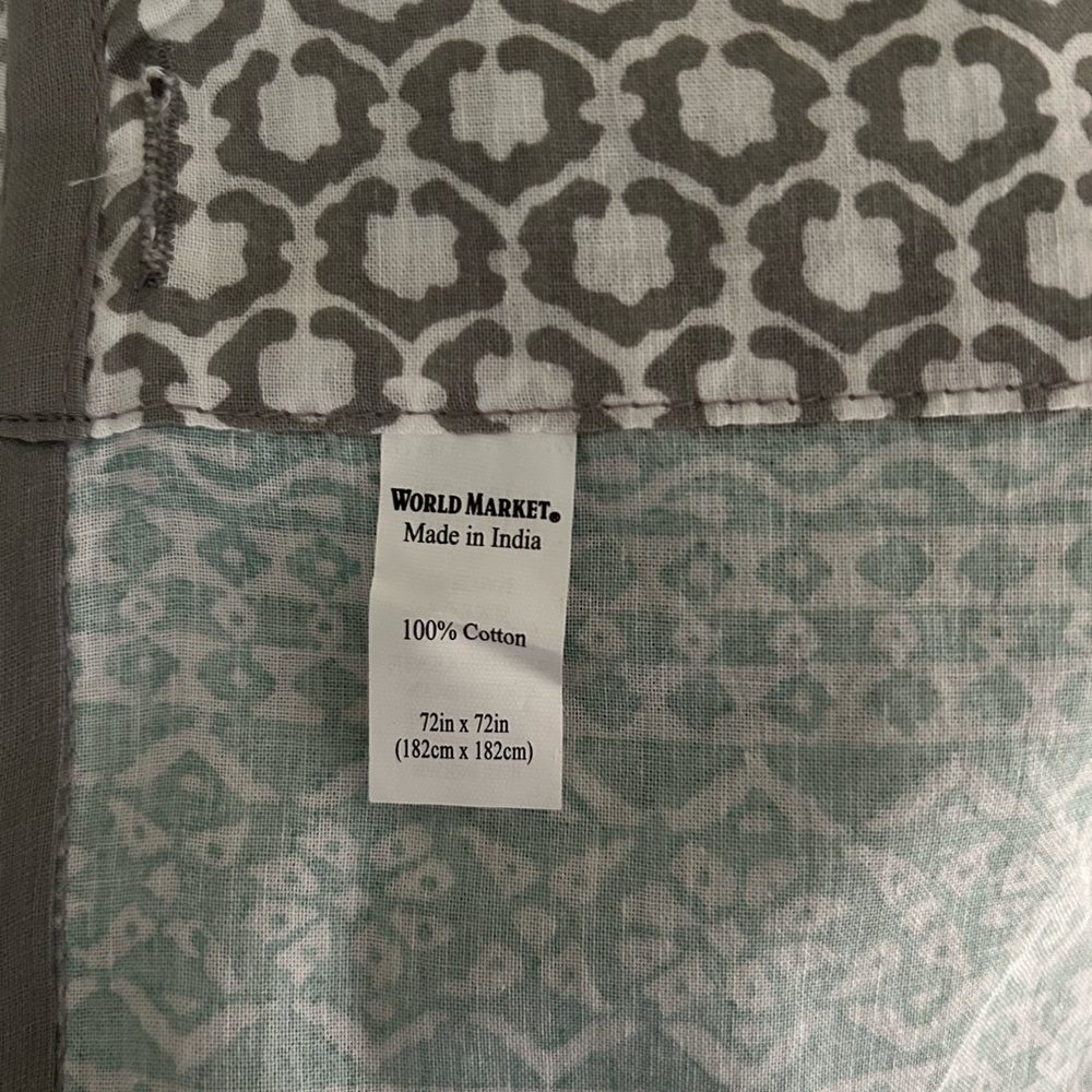 🐘 WORLD MARKET • “Dhara” Shower Curtain - Picture 2 of 10